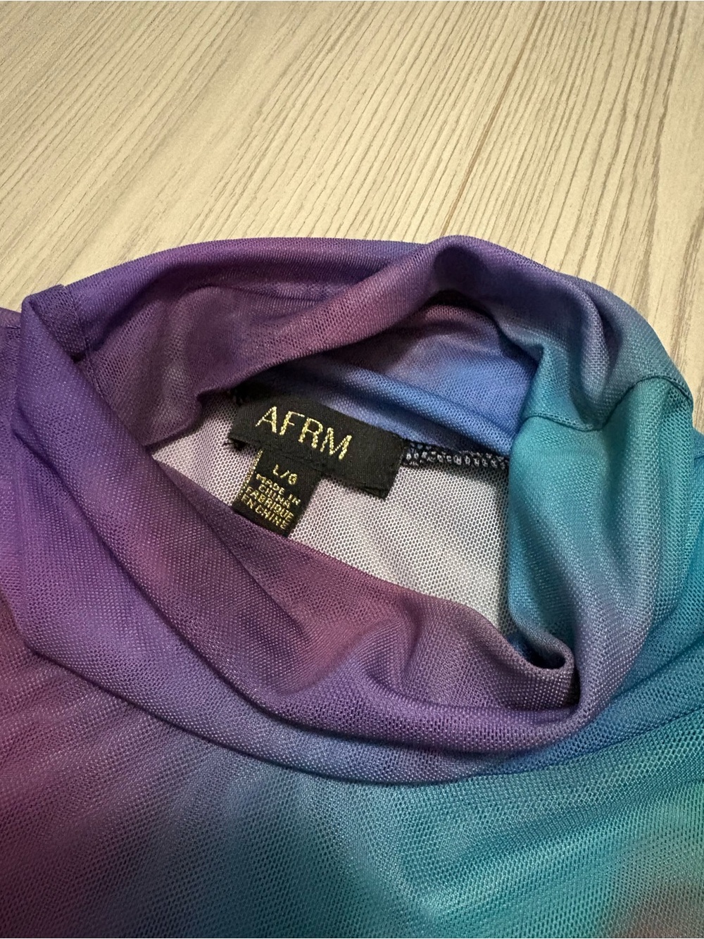 AFRM Zadie Long-Sleeve Top Size Large - Picture 5 of 6